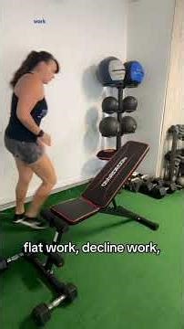 Foldable weight bench. Must have for small spaces