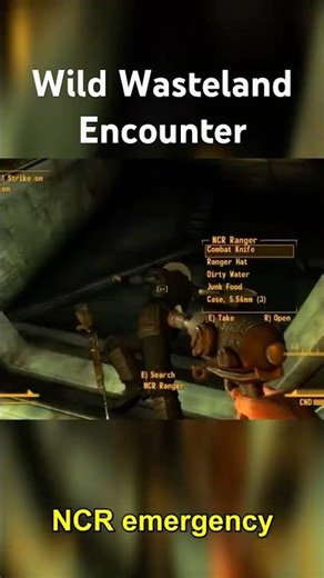 NCR Emergency Radio Wild Wasteland Encounter #falloutnewvegas