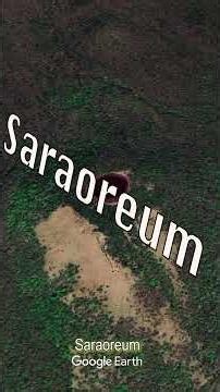 Why Does This Crater Look Like Blood? 🩸👀 #jejuisland #googleearth #facts