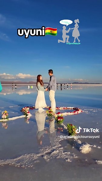 Pedida de mano en el Salar de Uyuni - La sorpresa más romántica 🇧🇴