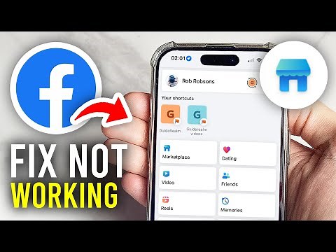 How To Fix Facebook Marketplace Not Working - Full Guide