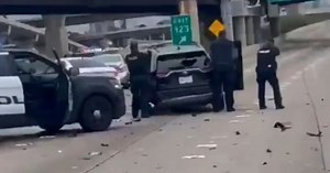 Ex-Convict Runs Into Shootout to Save Injured Officer's Life - Camera Captures It All