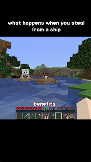 this is what happens when you take from a ship #minecraft