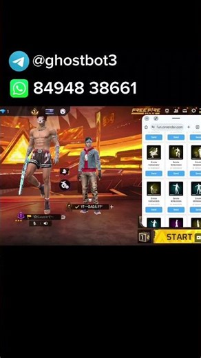 EMOTE BOT 😲🌜#emotebot #trending #emotefreefire