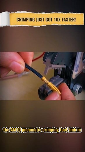 CRIMPING JUST GOT 10X FASTER! 🚀 (AM-10 Pneumatic Crimper) #diy #tools