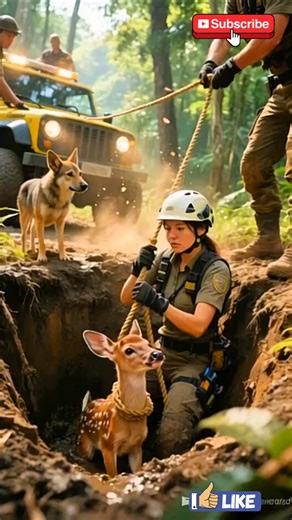 Emotional Deer Rescue in Jungle – Dramatic Wildlife Saving Scene | Cinematic 4K Story