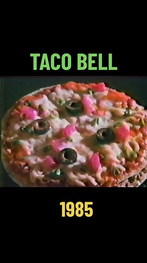 Discover Pizzazz Pizza at Taco Bell from the 1980s