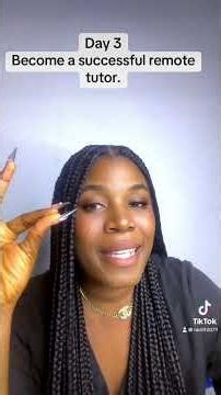 Day 3 ( Become a remote tutor course with Edutech).