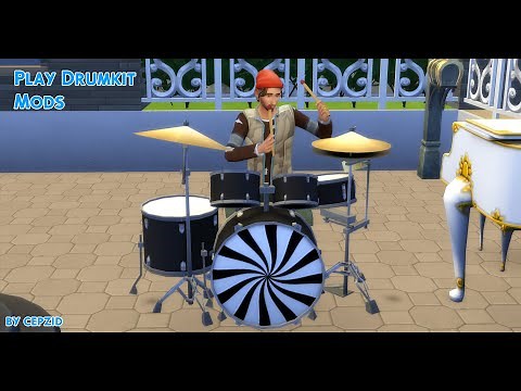 The Sims 4 Play Drum Mods