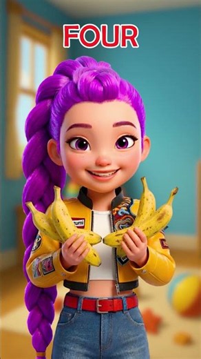 🌈 One Two Three 🍓 Count The Yummy Fruits 🍌
