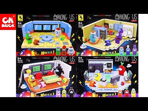 Unoffical LEGO COLLECTION 2021 AMONG US THE SKELD SCENE UNOFFICAL LEGO SPEED BUILD