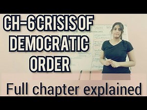 The Crisis of democratic order/class-12/political-science/book-2