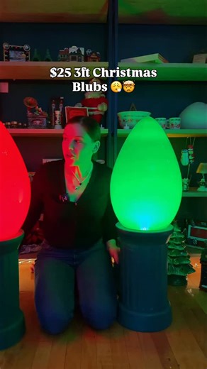 108K views · 3.5K reactions | Can’t get over these 3ft JUMBO Christmas bulb lights. They will be perfect for outside! How the heck were they only $24.98?! #christmas #christmasreels #christmasdecor #christmasdecorations #christmaslights @homedepot | The Holiday Classics | Facebook