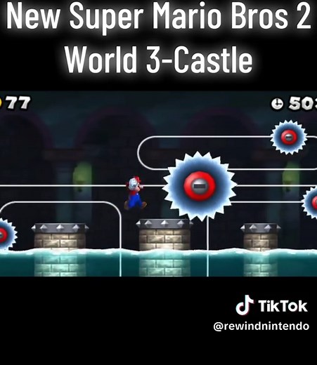 New Super Mario Bros 2: Exploring World 3-Castle