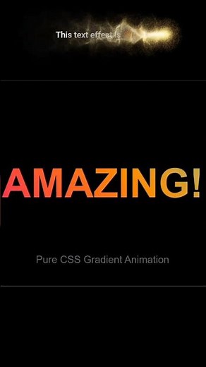 Animated Gradient Text Effect! 🌈 CSS Tutorial #shorts #frontendcourse