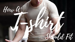 How Your T-shirt Should Fit | Proper T-shirt Fit Guide For Men