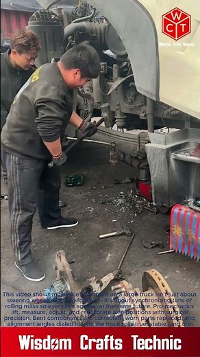 Pro Mechanics Perform a Multi-Axle Alignment & Axle Repair on a Large Truck