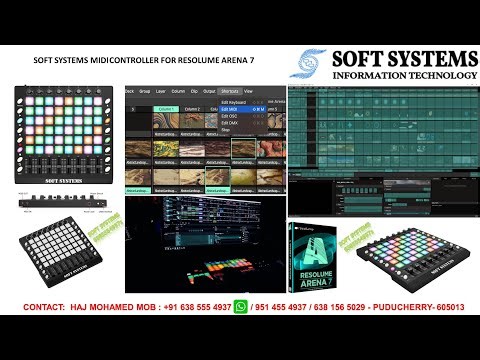 Soft Systems MIDI Controller for Resolume Arena Software
