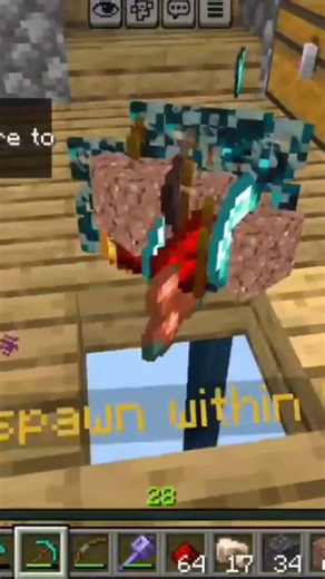 I Got Brutally Hunted By Warden In Minecraft Oneblock😭 #minecraftoneblock #mcpe #warden