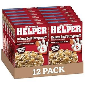 Hamburger Helper Deluxe Beef Stroganoff, 5.5 Ounces, 12 per Case