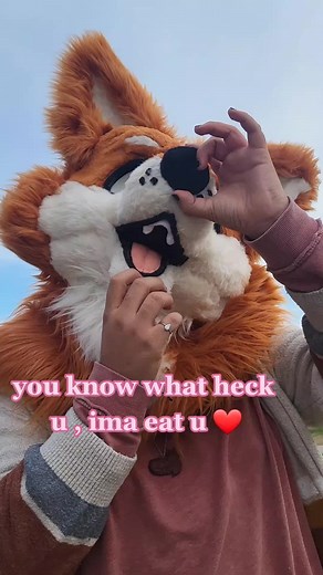 nom nom #furrys #furrytiktok #scruffy_the_fox #furryfandom #furry #furrycommunity #furries #fursuit #fox #furrymeme