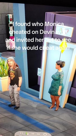 Cheater part 1 #cheater #sims4 #simstok #sims #devinandmonica