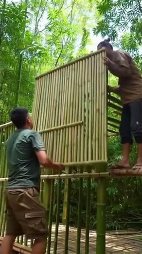 Building a Bamboo House from Scratch | Primitive Survival Skills
