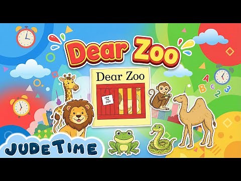 Learn Animals | Dear Zoo by Rod Campbell | Kids Nursery Rhymes | Toddler Learning Video | JudeTime