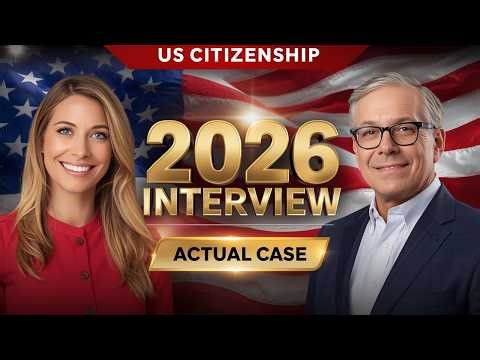 US Citizenship Interview 2026 | Real N-400 Officer Questions + Mock Test & Sample Answers #N400