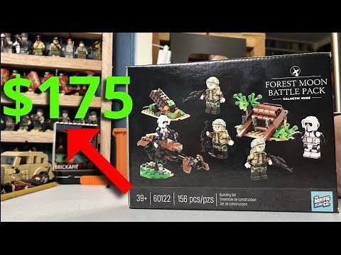 Is The Lego forest moon battle pack Worth $175? Custom Star Wars!
