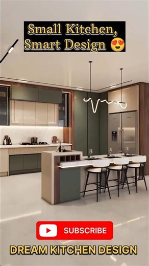 Modern Small Kitchen Design | Perfect for Small Homes 🏠✨