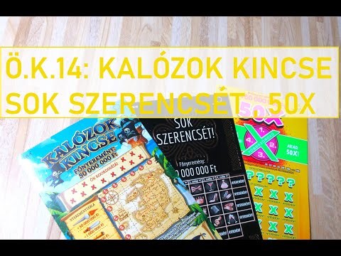 Önök Kérték #14: Kalózok Kincse + Sok Szerencsét 2026 + 50X Sorsjegy kaparás #sorsjegy