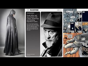 Zack Snyder & Frank Miller talk Batman, Guns, Adam West, & The Dark Knight Returns! |New Interview|