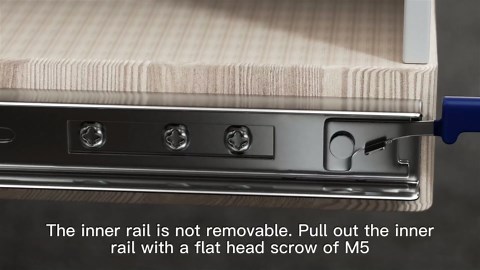 1 Pair of 60 Inch 500LB Load Capacity Heavy Duty Drawer Slides Full Extension Side Mount Ball Bearing Drawer Rails