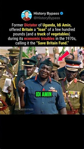 When Idi Amin Tried To Save Britain #shorts