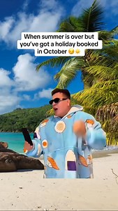 2.4K views · 2.7K reactions | Jumping straight from pumpkin spice to poolside vibes ➡️ #meme #fyp #funny | Thomas Cook | Facebook