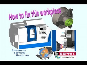 HOW TO FIX WORKPIECE _on Mill-Turn SPINNER TC600