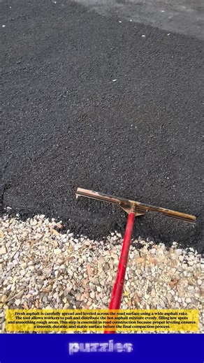 Wow, Satisfying Asphalt Leveling! Perfect Road Surface Technique