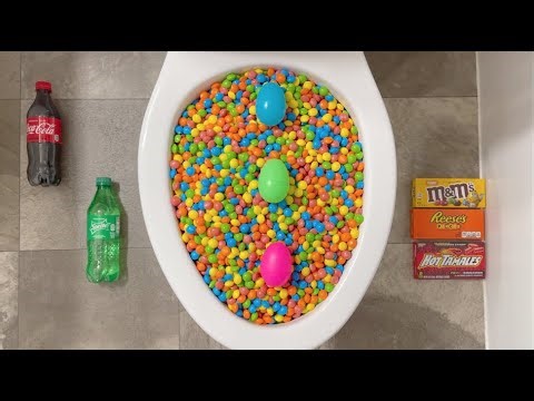 Will it Flush? Candy, M&Ms, Skittles, Reeses, Fanta, Coca Cola, Pepsi, Coffee, Mentos, Sprite