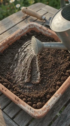 Planted an 'I' with seeds... what letter should be next? 🌱 #gardening #shorts #usa