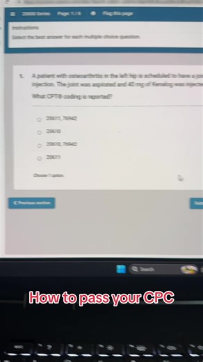 More on how to ace your CPC exam! #cpc #aapc #cpb #examseason #studytips