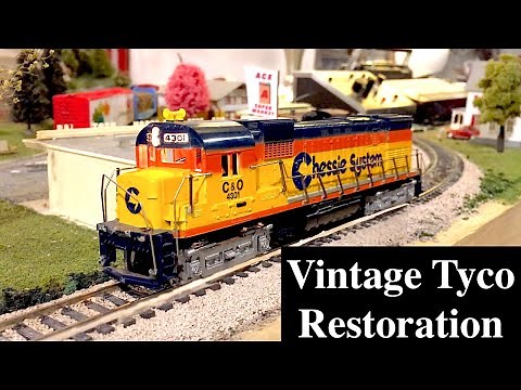 Vintage Tyco Chessie System C430 Locomotive Restoration