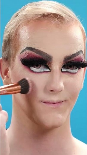 This Red & Black Drag Makeup Look Is Unreal 🔥