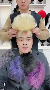 This Expression Is Really Amazing😄#Tóc Giả Nam #Tóc Giả#メンズウィッグ #ウィッグ