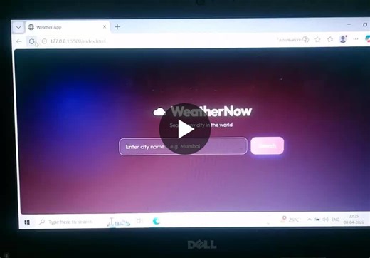 #webdevelopment #javascript #api #html #css #openweathermap #unlox #studentproject #womenintech #learninginpublic | Sania Firdosh