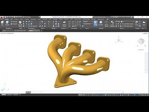 How to make INTAKE manifold in AutoCAD