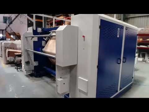 Roll to roll heat transfer press machine