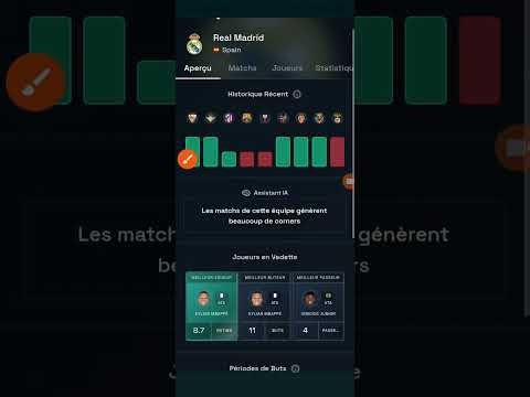 Comment analyser un match comme un pro avec l'application incroyable 😱#predictions
