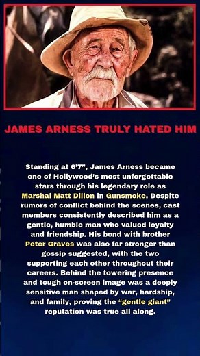 James Arness Truly Hated Him