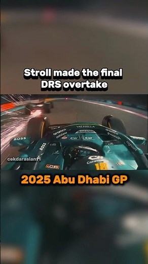 RIP DRS, First and Last Passes 🥲 #f1 #fernandoalonso #lancestroll